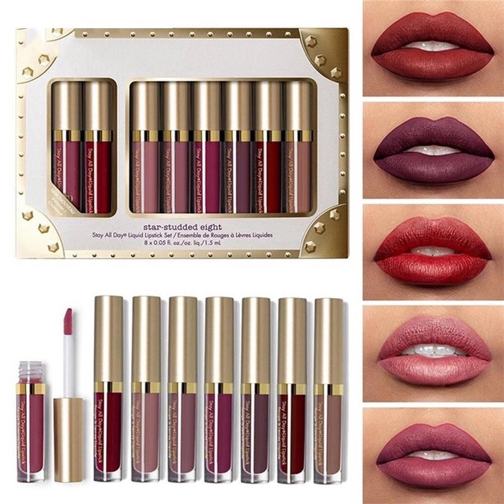 Stila 8 pc lipstick set